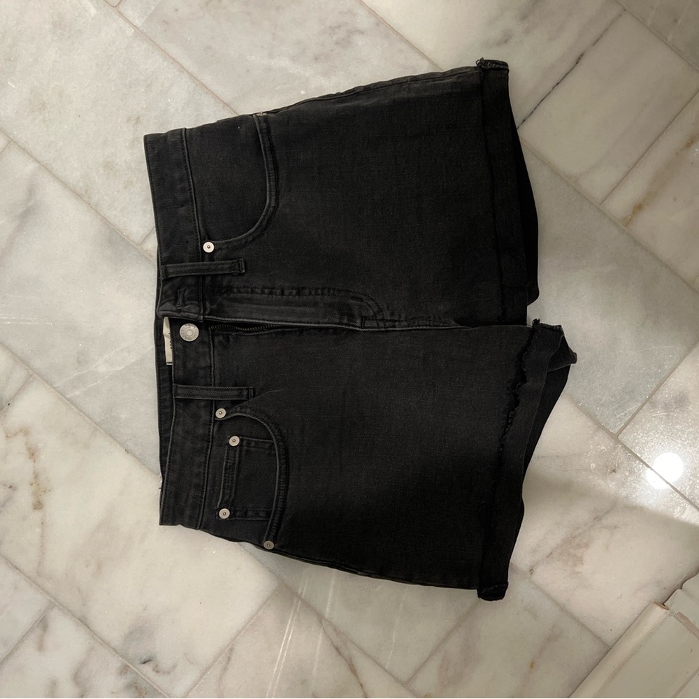 Madewell curvy high rise denim shorts